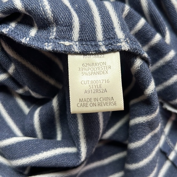 NWT Max Studio Women’s Striped Hooded Short Dress Size Small - Picture 11 of 16